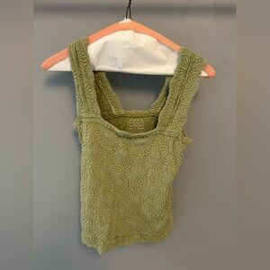 Free People intimately Green Tank Top